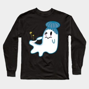 Little Ghost Wax Long Sleeve T-Shirt